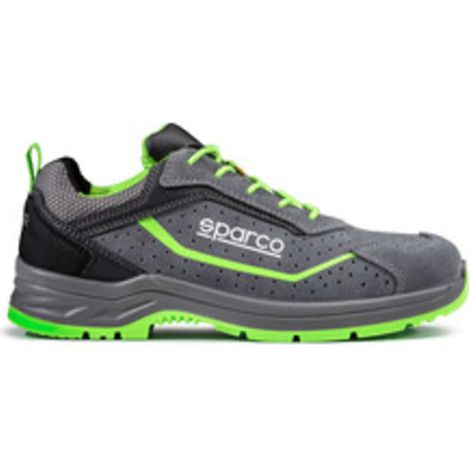 SPARCO SCARPE FELIX S1P GRIGIO VERDE FLUO N.38