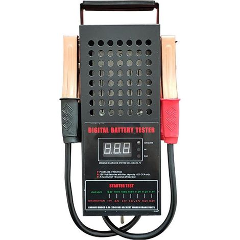 Testeur de charge de batterie de voiture - Voltmètre - Instrument de mesure 6/12/24 V - Écran LCD pour moto et bateau (1/5)