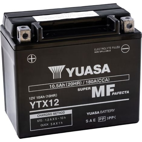 Batterie SLA Yuasa pour moto Aprilia 1000 RST Futura 2001 à 2005