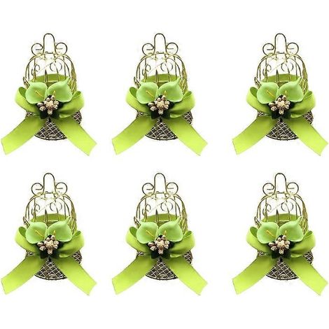 Élégante boîte à bonbons européenne pour mariage, fête, cadeau – coffret en fer ajouré, décoratif et raffiné. (1/4)