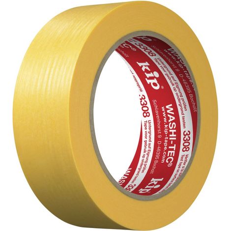 KIP  nastro  mascheratura  3308  WASHI-TEC  Premium  PLUS  liscio  50  m  x  36  mm  -  3308-36 (1/4)