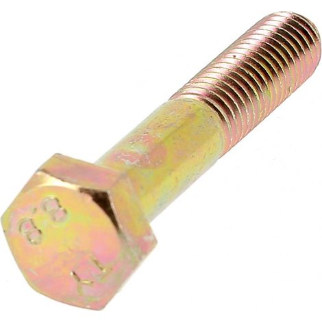 TH M6X30 Acier 8.8 Bichromaté PF DIN 931 (1/2)