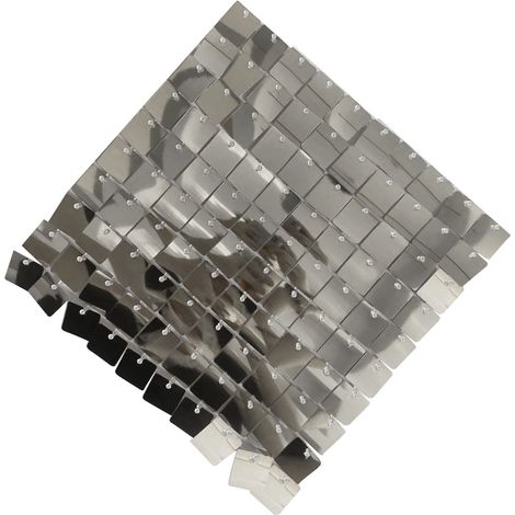24 Stück schimmernde Wandpaneele, durchscheinender Rahmen, glänzende Pailletten-Hintergrundpaneele für Hochzeits-, Geburtstags- und Bühnendekoration, 30 x 30 cm (1/5)