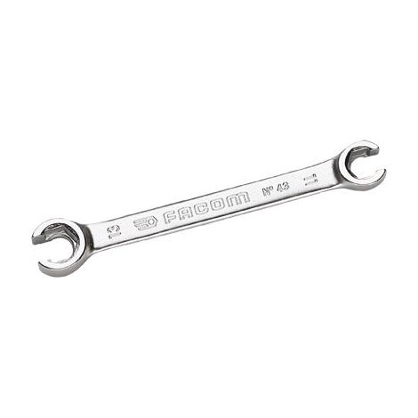 Facom Clé à anneau double à extrémité ouverte 8x10 mm avec bord d'arrêt