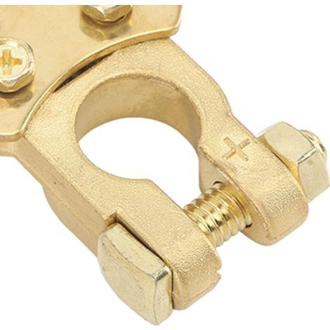2 Stück Kupfer-Batterieanschlüsse für die Überkopfmontage, Plus/Minus-Set, 1- bis 3-polig, 2-4/0 AWG