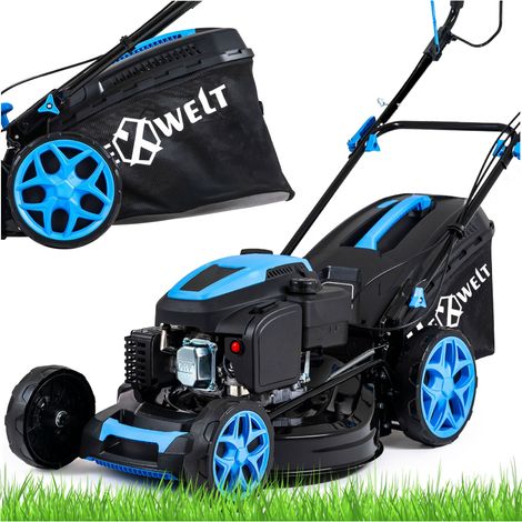 Tondeuse thermique 51 cm – Moteur Ducar 200 cm³ OHV – Largeur de coupe 51 cm – 8 niveaux de hauteur de coupe – HWKS200 (1/5)