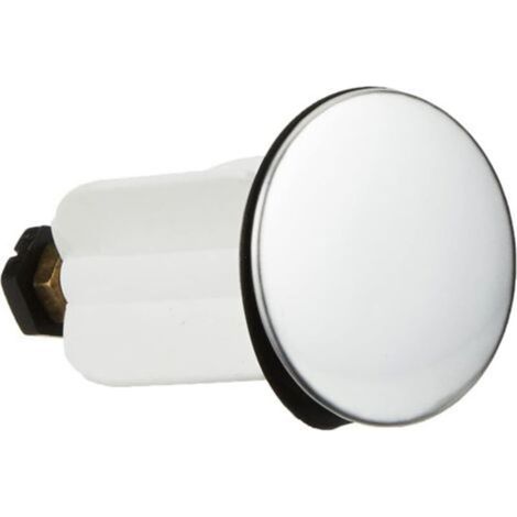 39263001 Clapet entrant pour bonde automatique, blanc et dessus chromé (1/5)
