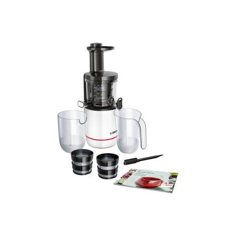 [GEBRAUCHT] B-Ware Bosch MESM500W. Produkttyp: Langsamer Entsafter, Produktfarbe: Schwarz, Weiß. Leistung: 150 W. Verpackungsbreite: 208 Mm, Verpackungstiefe: 500 Mm, P