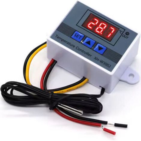 Régulateur de température numérique Thermostat Micro-Ordinateur - Module de Commutation,avec Sonde Étanche 10A 110‑220V 1500W AC 220 V (1/5)