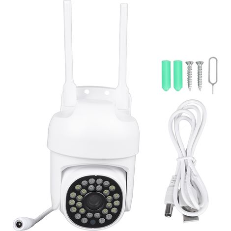 Caméra de surveillance sans fil WiFi 1080P HD, vision nocturne couleur, détection de mouvement, pour extérieur maison. (1/5)