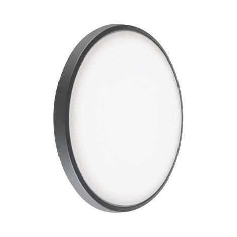Plafoniera led da interno / esterno 28W 4000K luce naturale, alluminio grafite Sovil Electra