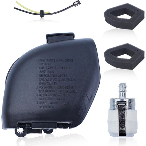 Boîtier de couvercle de filtre à air Adefol, base du kit de filtre et tuyau de carburant pour Honda GX35 GX35NT 1.3HP 35CC Moteur à essence Tondeuse, coupe-brosse (1/5)