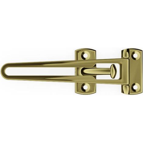 Entrebâilleur de sécurité MODERN pour porte à recouvrement doré - SOCONA - PR2
