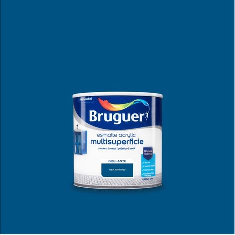 Esmalte acril bri. 250 ml az/lum int/ext s/olor bruguer