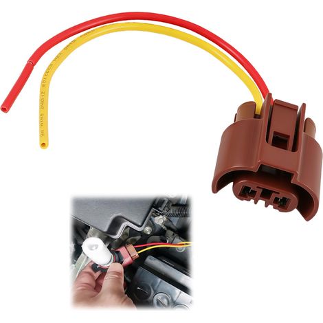 Connecteur Adaptateur de Réparation,pour Douille d’Ampoule de Phare HB4 9005 Compatible avec HIR2,Remplacement Universel Fiable,Facile à Installer,Numéro OE 90980-11659,Matériaux Durables (1/5)