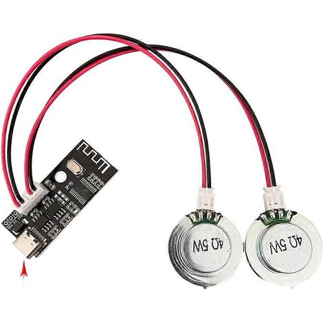 4Ohm 5W DIY Enceinte Bone Conduction Hidden Système Audio Pavillon Resonance avec Bluetooth Amplificateur Carte (1/5)