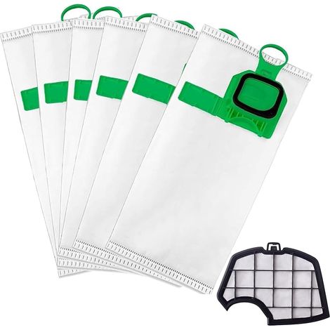 Lot de 6 sacs d'aspirateur pour Kobold VK140 VK150 (1/5)