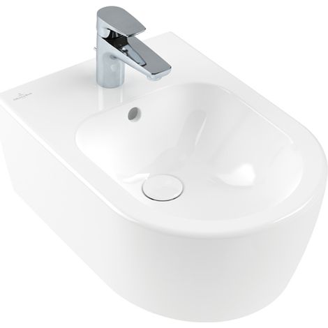 Villeroy & Boch Avento Bidet, 1 Hahnloch, mit Überlauf, (1/5)
