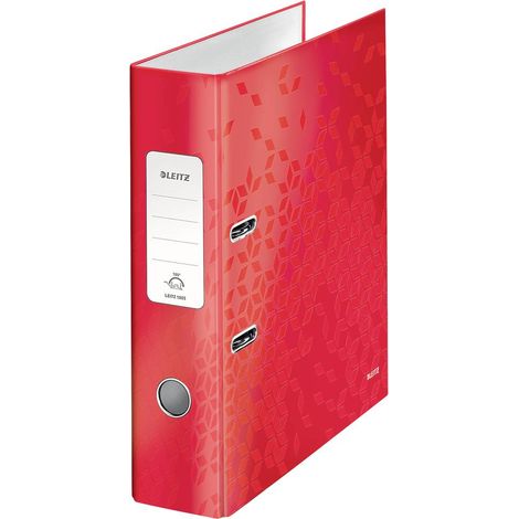 Leitz Raccoglitore DIN A4 Larghezza dorso: 80 mm Rosso 2 archetti 10050026