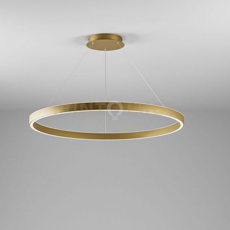 CRISEIDE S/S - LAMPADARIO A SOSPENSIONE A LED 1 LUCE DIMMERABILE 3000K 5200LM 100W ORO