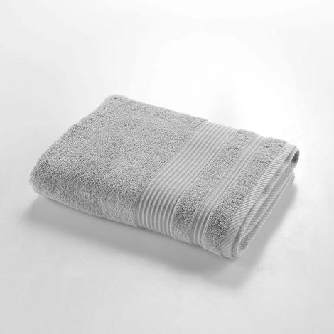 Drap de Douche Uni Tendresse – 70x130 cm – 500 g/m² - 70x130cm - Gris