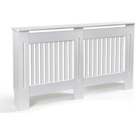 COPRITERMOSIFONE IN LEGNO 152 X 19 X 81 CM IN COLORE BIANCO (1/2)