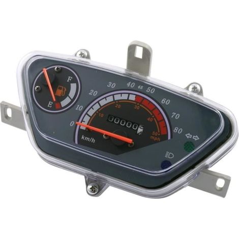 Tachymètre pour HUATIAN HT50QT-16 50cc, JACK FOX CITY STAR, JINAN QINGQI V CLIC, JINLUN JL50QT-5, Scooter (1/2)