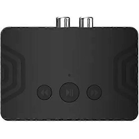 Récepteur audio Bluetooth 5.3, adaptateur audio stéréo sans fil avec entrées auxiliaire 3,5 mm, RCA et USB, compatible avec la lecture de clés USB et d'enceintes (amplificateur facile à utiliser). WHB (1/4)