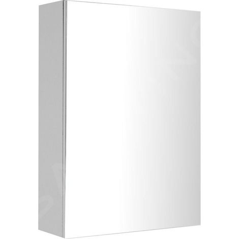 Aqualine Vega - Galerie 400x700x180 mm, 1 porte, charnières à gauche, blanc VG040 (1/3)