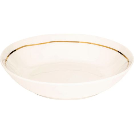 Lot de 6 Assiettes Creuses "Selena" 20cm Blanc