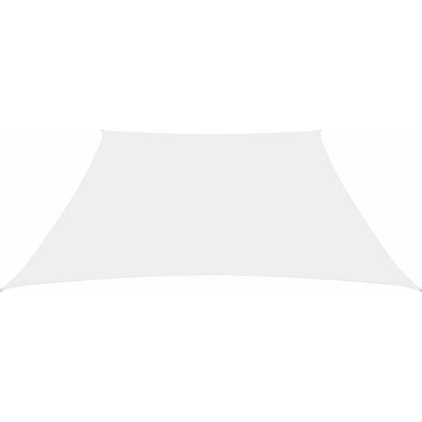 Maison Exclusive - Toldo de vela tela oxford trapecio blanco 2/4x (1/5)