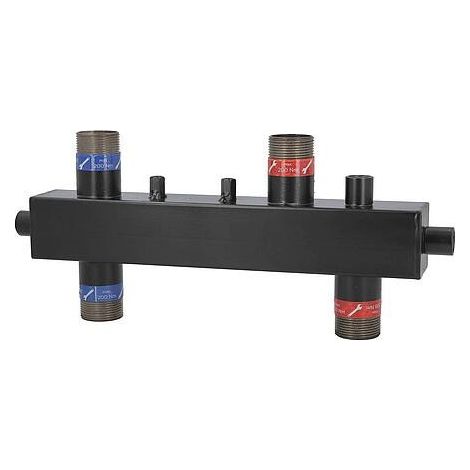 Répartiteur hydraulique Evenes W3 P DN 32(11/4") FE, 3m³/h, 70kW, y inclus le support et l’isolation (1/4)