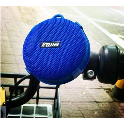 Enceinte Bluetooth vélo imperméable portable mini sonore compacte, haut-parleur sans fil MZ360 robuste pour extérieur, basses puissantes, couleur bleue - Generique (1/4)