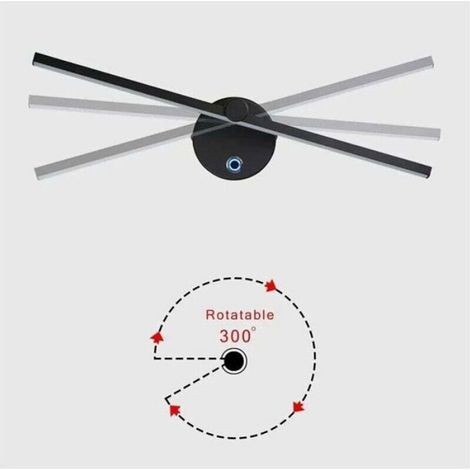 Applique Murale - LED - Pour Miroir - Dimmable - Rotation 300° - IP44 - 41 Cm - Blanc Ou Noir (1/4)