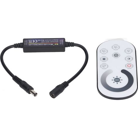 Variateur tactile RF sans fil à tension constante pour barre lumineuse LED, mini-contrôleur à induction CC 5-24 V (1/5)