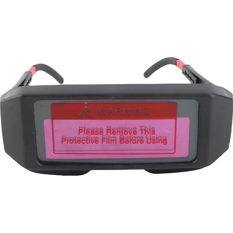 Lunettes de Soudeur à Assombrissement Automatique, Énergie Solaire, LCD avec Visière Réglable, 2 Capteurs, pour TIG MIG MMA Plasma (1/5)