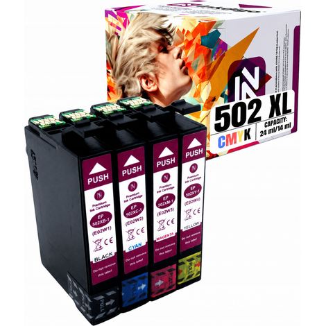 Inchiostro Inkdigo 502XL compatibile con Epson Expression Home XP-5100 XP-5115, certificato TÜV. (1/5)