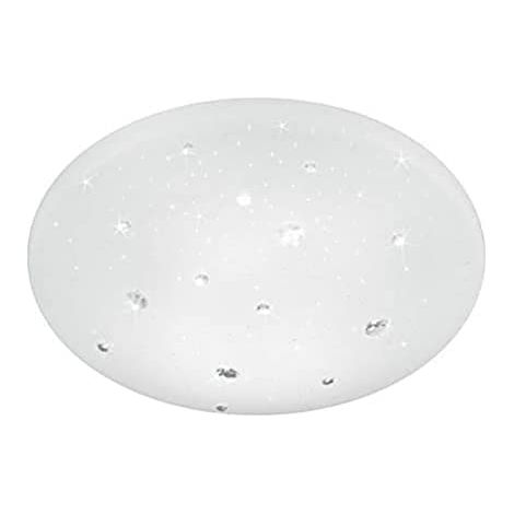 Plafoniera Led Interno Moderna 12W con Cristalli Cielo Stellato Achat GD Trio (1/4)