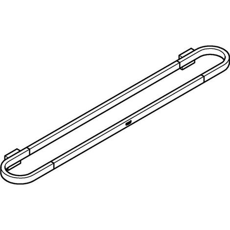 Badetuchhalter/Halter Selection 41056 600mm supersteel (1/5)