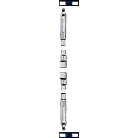 Fapim – Kit de verrouillage pour châssis aluminium 2 vantaux – Gâche pour serrure électrique – Installation facile sur profilés européens (1/2)