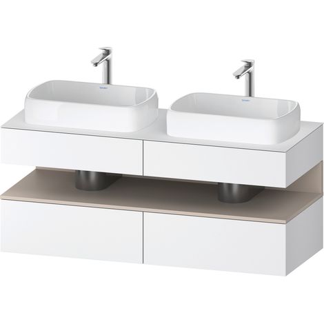 Lavabo consola Collection One de Duravit, 2 extraíbles, 2