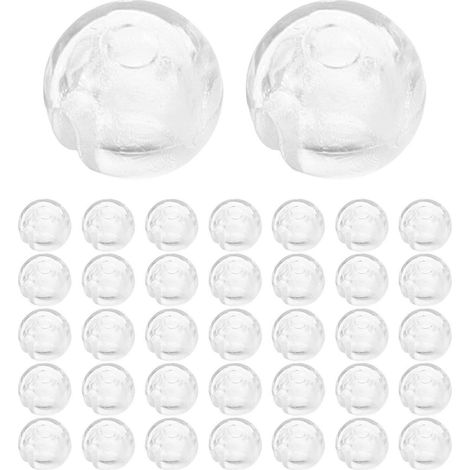 Perlenketten-Crimpstopper für Rollos, transparentes Design, 160 Stück (1/5)