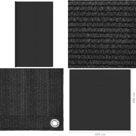 Tapis de tente 400x400 cm Anthracite - tapis de tente - tapis de patio - Home & Living (1/4)