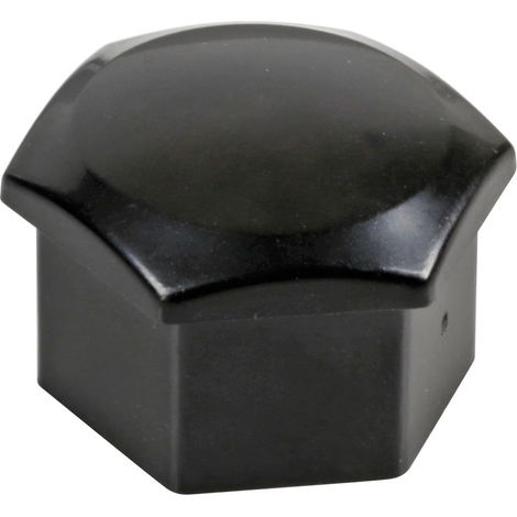 Black Nut Caps, 20 copribulloni in ABS - Ø 17 mm (1/3)