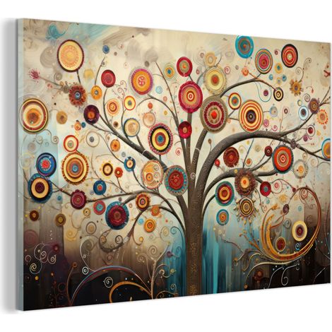 TABLEAU EN PLEXIGLAS Arbre - Arbre de vie - Couleur Tableau Décoration Murale 60x40 (1/5)