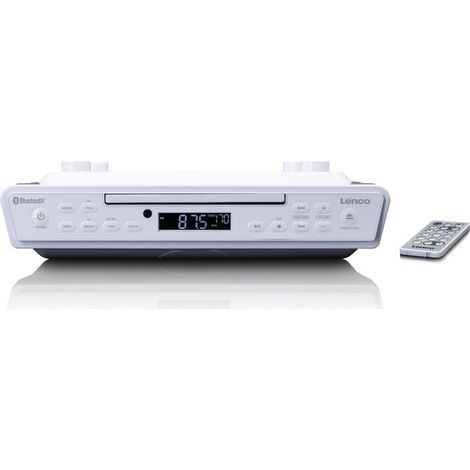 Lenco KCR-150 Radio de cocina blanca con Bluetooth (1/4)