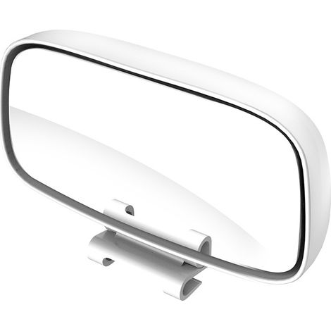 Miroir d'angle Mort De Voiture, Rotation à 360°rétroviseurs Extérieur d'angle Mort Blind Grand Angle Rétroviseur Réglable pour Voiture Universelle Miroir Auxiliaire pour Camions Voiture (1/2)