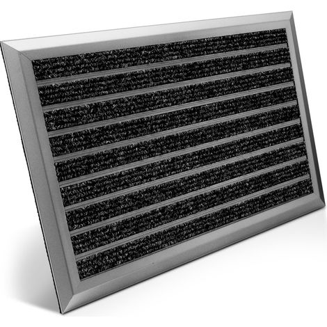 Fußmatte Außen AluGant, 50x80cm, Grau