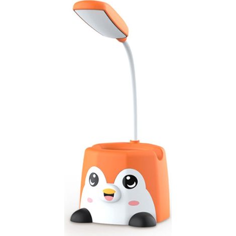LED-Schreibtischlampe mit niedlichem und umweltfreundlichem Stifthalter (1/5)