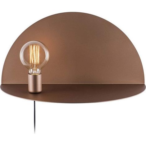 Lampe Murale, Applique, cuivre en métal, 50 x 25 x 25 cm, 1 x E27, 100 W (1/5)